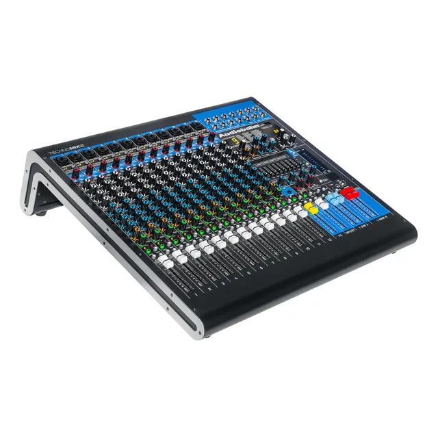 Mezcladora Profesional De 12 Canales Audiobahn Technomix12