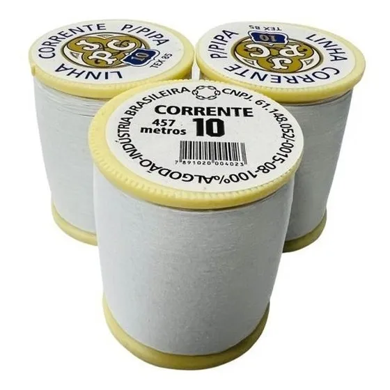 1 Carretel  Linha 10 Corrente 500 Jardas P/ Pipas (unidade)