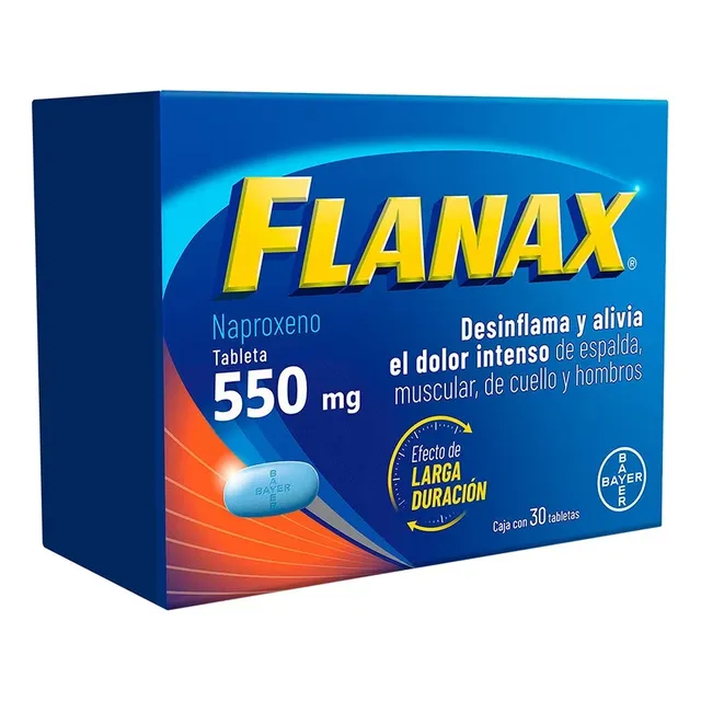 Flanax Tableta 550 Mg, 30 Tabletas