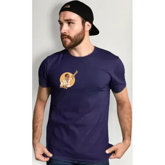 Camiseta Unissex Cantor Zeca Pagodinho Logo No Peito Geek