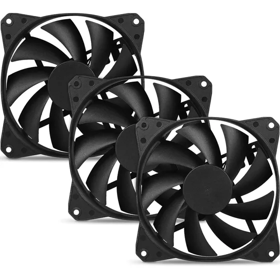 3 Pack Ventilador Larga Vida Para Ordenador 4.724 In Pc Caja