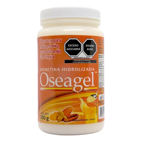 Suplemento Coloidales Duché Colágenos Oseagel Sabor Tropical (mango Y Papaya) De 10g  - Polvo