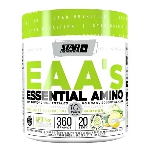 Essential Amino Eaa's 360 Gr Star Nutrition - Aminoacidos
