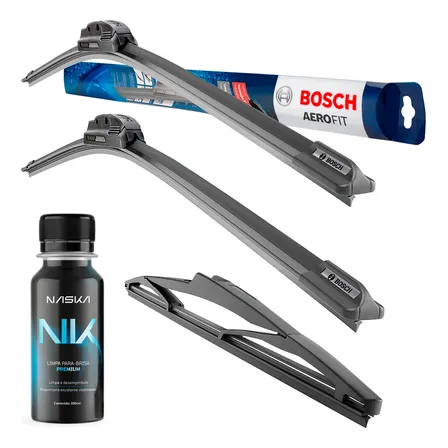 Palheta Limpador Para-brisa Bosch Dianteiras + Traseira