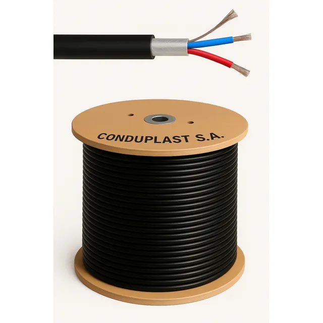 100 Metros Cable Microfono 6mm Balanceado Dmx Rollo Fabrica 