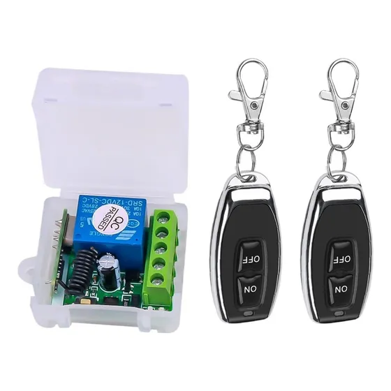 Interruptor Remoto 433mhz Rf Transmisor Y Receptor Interrupt