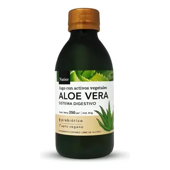 Aloe Vera Formula Prebiótica Digestiva Bebible - Natier - 250 ml -  Sabor Suave