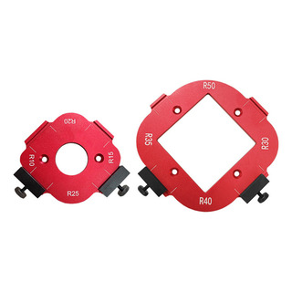 Chanfer Panel Radius Corner Jig Tool 2 Peças Set Router Chanfer Panel Radius Corner Jig Tool 2 Peças Set Router