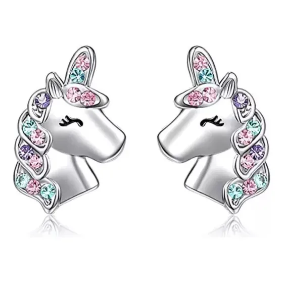 Aros Unicornio Para Niñas O Mujer