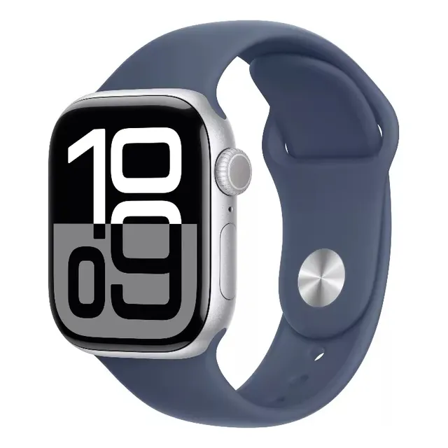 Apple Watch Series 10 (46mm) Gps Aluminio Silver/denim M/l