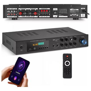 Amplificador De Audio Bluetooth 3000w 5.1 Canales Para Casa Amplificador De Audio Bluetooth 3000w 5.1 Canales Para Casa