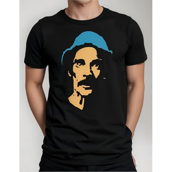 Camiseta Seu Madruga Turma Do Chaves Algodão 100% Estampada