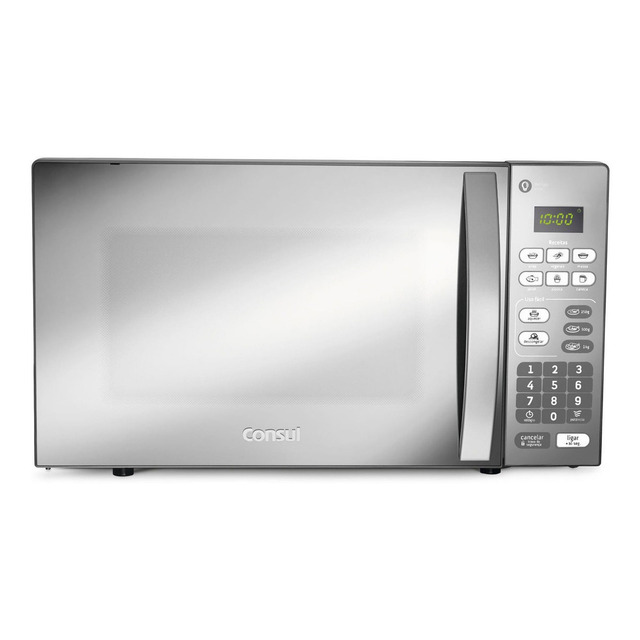 Micro-ondas Cm020bf 20 Litros Espelhado Com Função Descongelar Cor Cinza E Inox Consul 127...