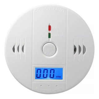Sensor Alarme Aviso Vazamento Gás Branco Casa Segurança Lcd Sensor Alarme Aviso Vazamento Gás Branco Casa Segurança Lcd