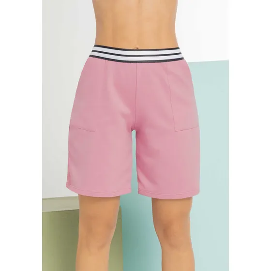 Bermuda Short Mujer Rosa Atypical 101953