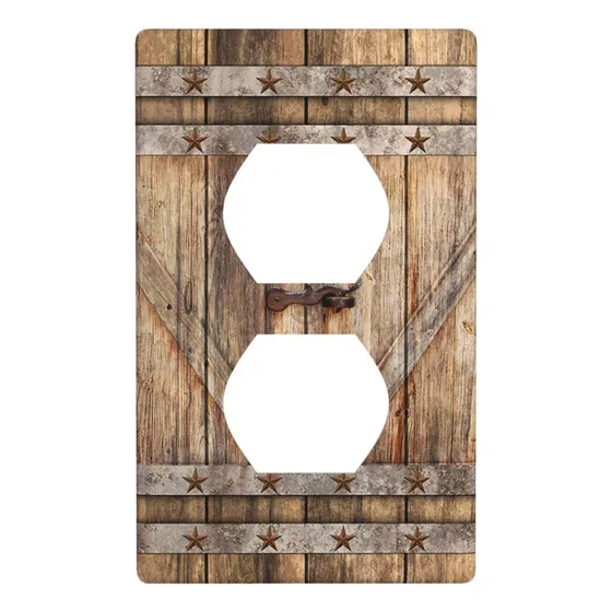 Qiuwiov Placa Decorativa Pared Para Interruptor Luz Casa