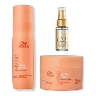 Kit Wella Nutrienrich Original Shampo MĂĄscara Ăleo Kit Wella Nutrienrich Original Shampo MĂĄscara Ăleo