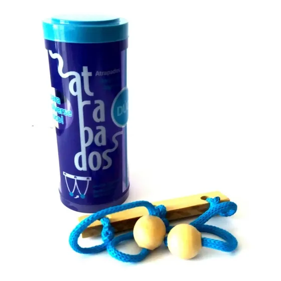 Juego Ingenio Madera Junta Las 2 Bolitas Tienda Cracovia