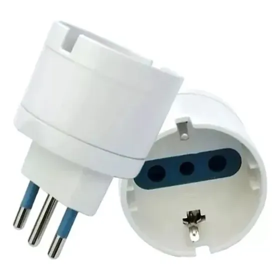 Adaptador Enchufe Schuko Hembra Eléctrico 10a 220v 1500w