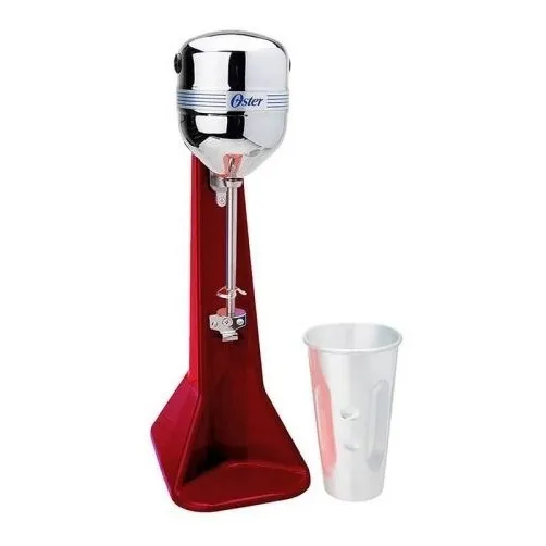 Batidora Chocomilera Oster Roja Vaso Acero Inoxidable