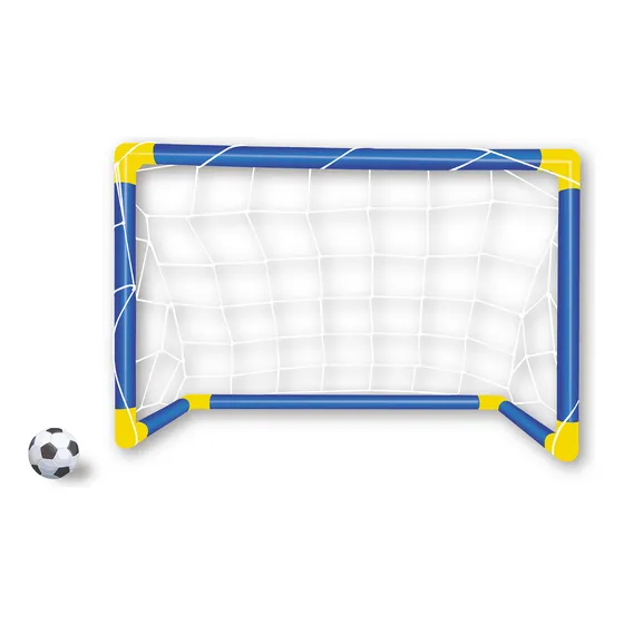 Arco De Futbol Con Pelota E Inflador (70x57x40) Original