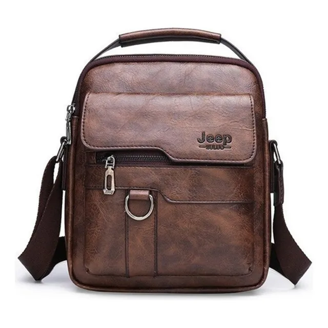 A Mochila De Ombro De Couro Falso Para Homens
