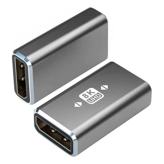 Adaptador Cople Hdmi 8k Hembra Conexión Recta Une Dos Cables