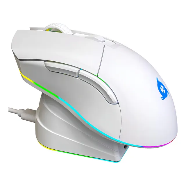 Klim Blaze Pro Ratón Inalámbrico Recargable Juegos Con Base