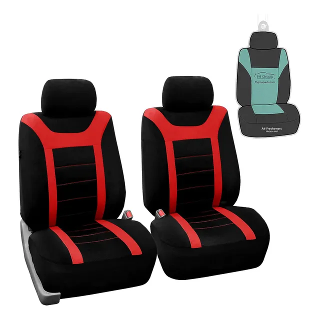 Fh Group Fundas De Asiento Deportivas Juego De Pares, Com...