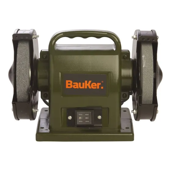 Esmeril De Banco Eléctrico 6  200 W Bauker Modelo Bg150