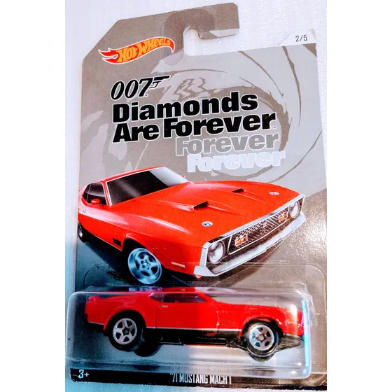 Auto Hot Wheels 71 Mustang Mach 1 Diamonds Are Forever Rdf1