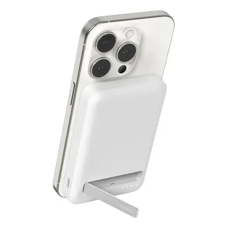 Batería Portátil Magnética 5 000 Mah Con Qi2 Belkin Blanco