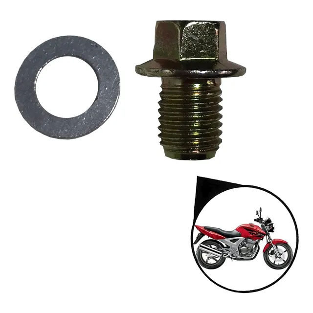 Parafuso Bujão Oleo Aruela 12 Mm Fazer 250 Mod Original