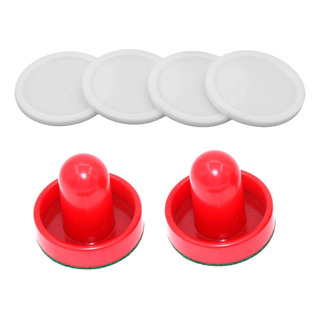 Juego De Air Hockey Con Paletas Y Discos Putter Rojo Juego De Air Hockey Con Paletas Y Discos Putter Rojo