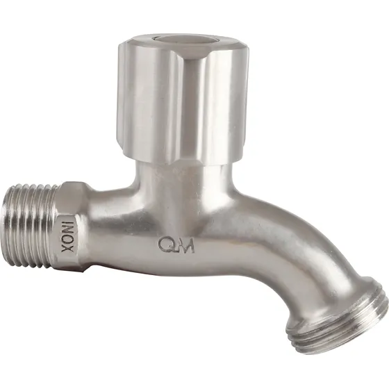Llave De Chorro O Batea Quality Metal Acero Inoxidable Qm