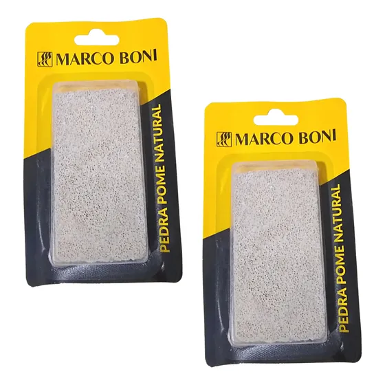 Kit 02 Pedra Pome Esfoliante Natural Para Pedicure Manicure
