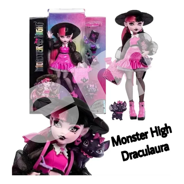 Monster High Draculaura G3 Nuevo Modelo Em