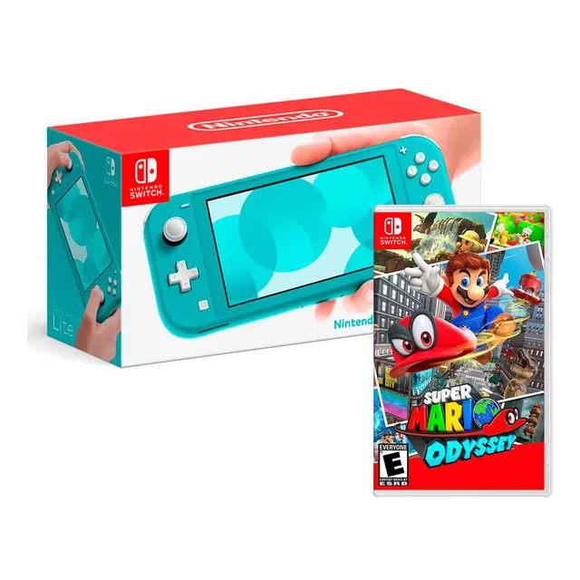 Consola Nintendo Switch Lite + Super Mario Odyssey