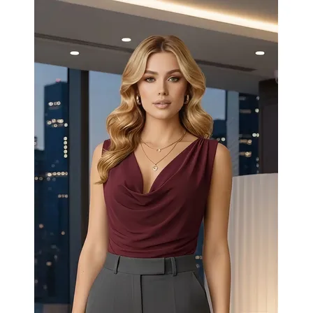 Blusa Multiforme Feminina Elegante Varias Formas Luxo