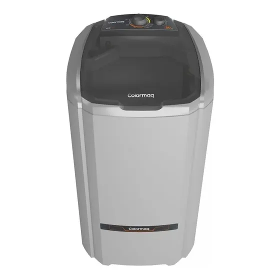Tanquinho Lavadora Semi Automática Colormaq Ecomax Lcs 20kg Cor Prata
