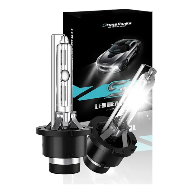 1 Par Kit De Focos Coche Xenón D2s D2r D2c 6000k White