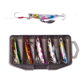 Set 5pcs Jig 30g Señuelos Luminosos Para Pescar Lance Largo Set 5pcs Jig 30g Señuelos Luminosos Para Pescar Lance Largo
