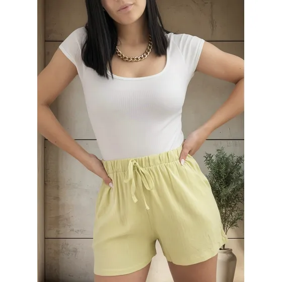 Short  Nano De Lino Basic #m001