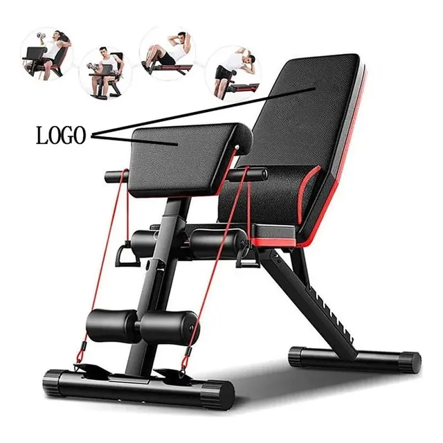 Banco Inclinable De Ejercicio Ajustable Pesas Pecho Gym