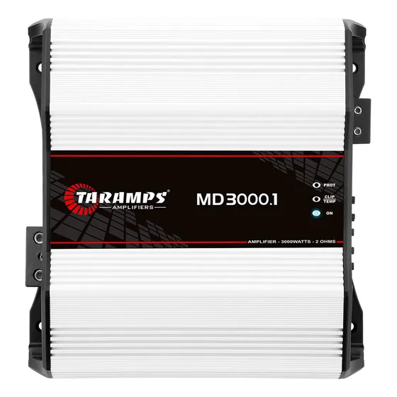 Modulo Taramps Md3000 2 Ohms Md 3000 1 Canal 3000watts 2ohms Amplificador 3000w Potencia 3000 Som Automotivo