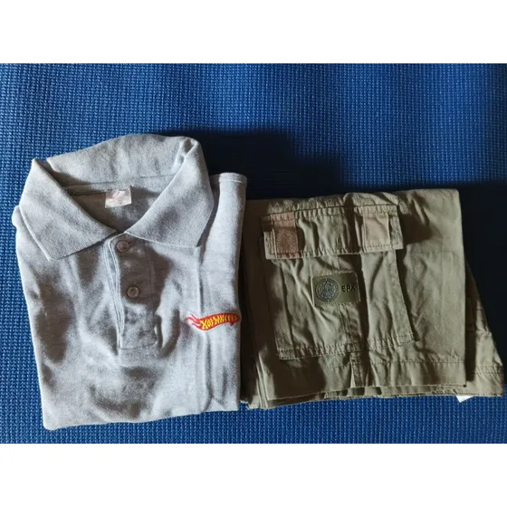 Shorts Y Camisa Para Niño Usado Buen Estado. 2 Piezas Por 8$
