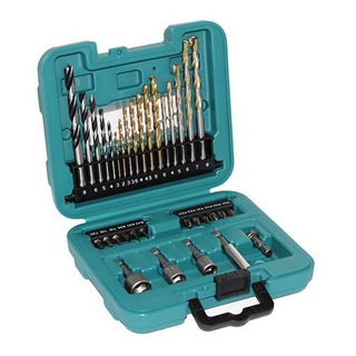 Jogo De Bits Brocas E Escariador Com 34 Peças Makita B-68498 Jogo De Bits Brocas E Escariador Com 34 Peças Makita B-68498