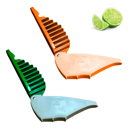 Kit 5 Espremedor Limão Plástico Fácil Portátil Cores Sortida Kit 5 Espremedor Limão Plástico Fácil Portátil Cores Sortida