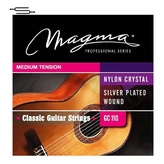 Cuerdas Guitarra Criolla Clasica Magma Gc110 Tension Media