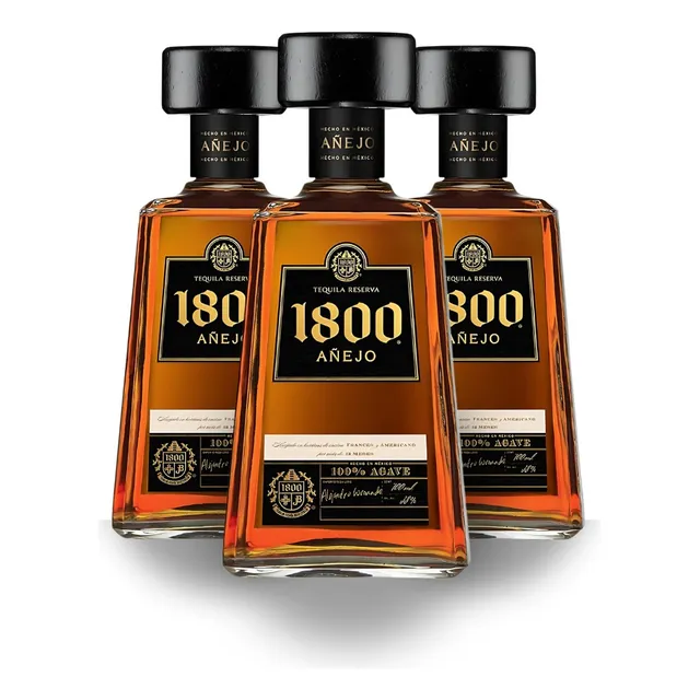 Pack De 3 Tequila 1800 Añejo 700ml